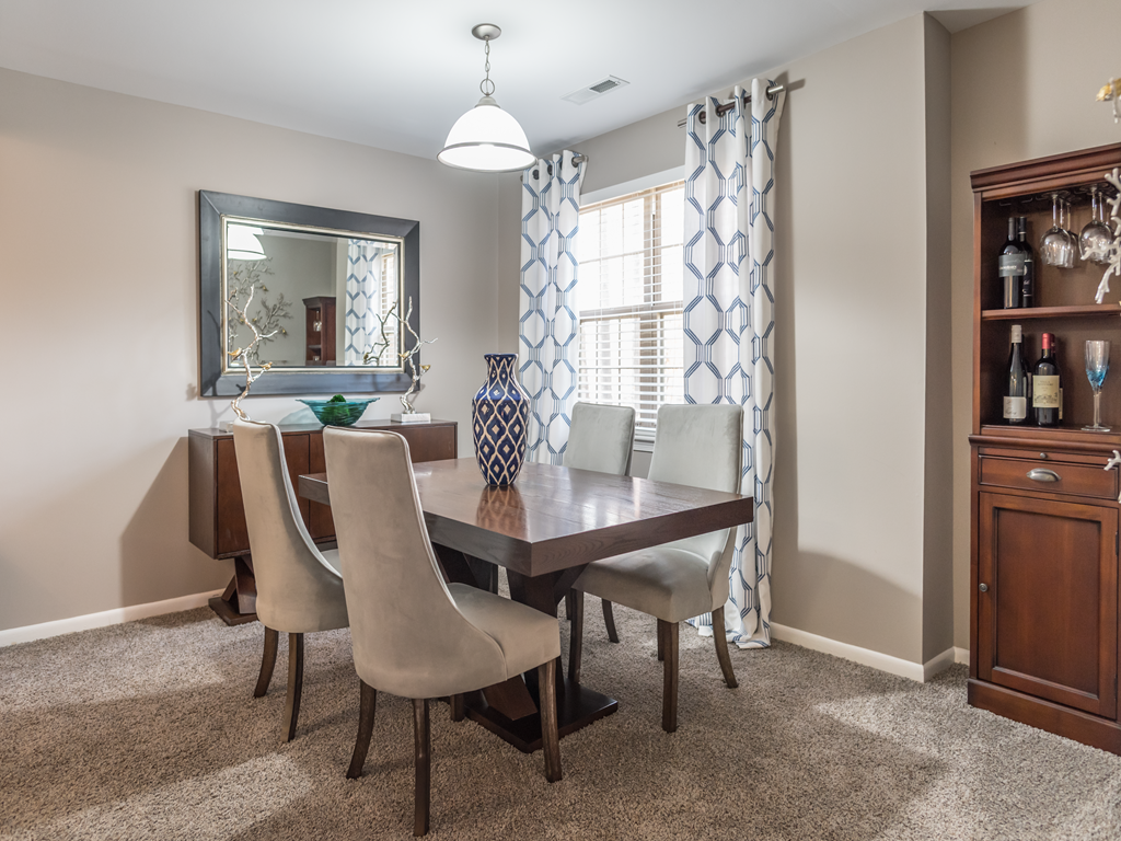 Elegant Dining Space at Versailles Apartments, Towson, Maryland