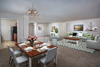 dining and living room at Cole Spring Plaza, Silver Spring, MD, 20910 - Photo Gallery 4