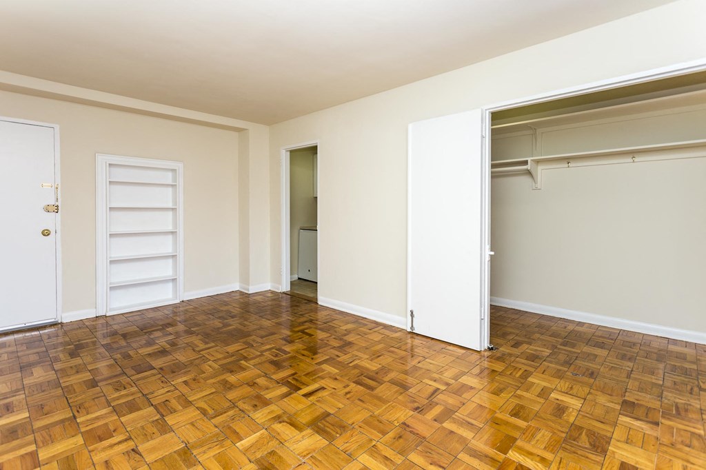 Large Closets and Built-In Bookshelves at Empire, Washington, Washington