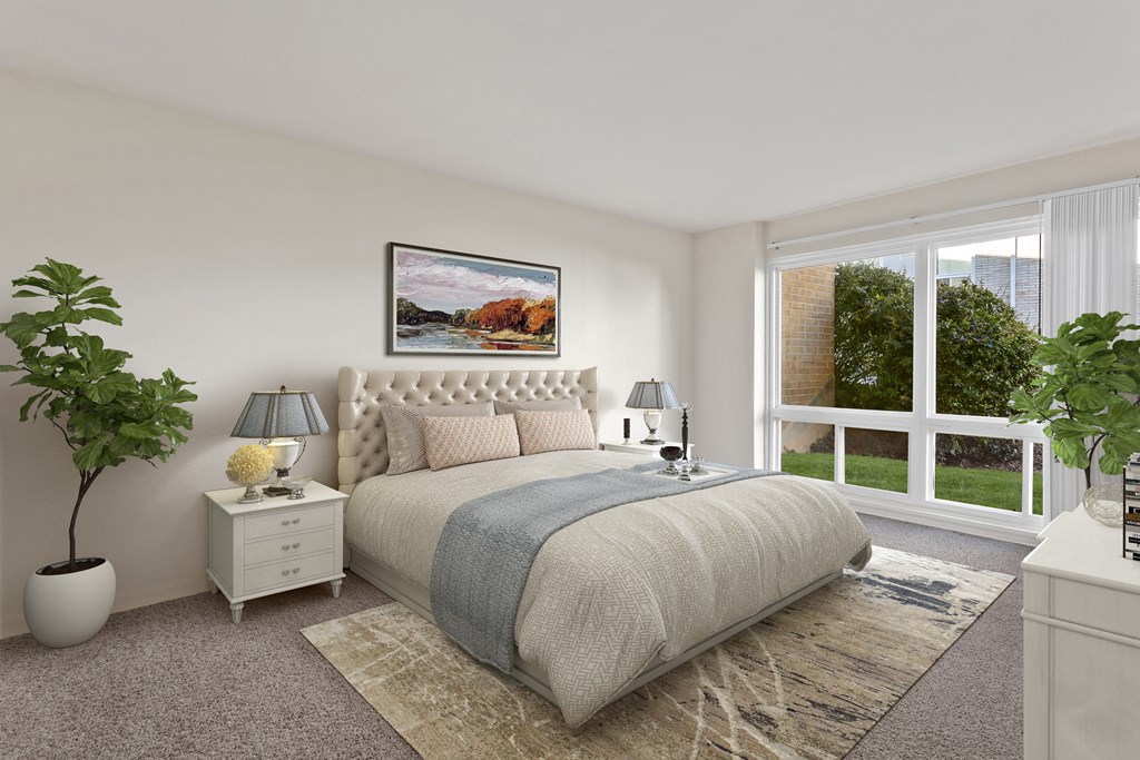 Large Comfortable Bedrooms at Cheverly Station Apartments, Cheverly, MD