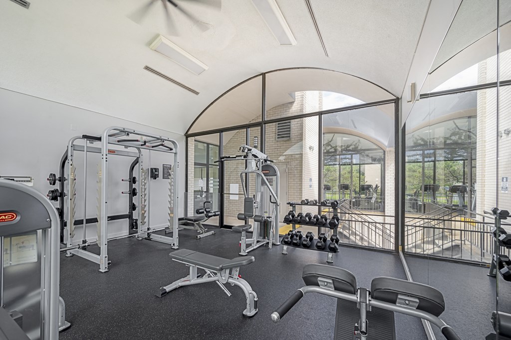 fitness center at Seven Springs Apartments, Maryland
