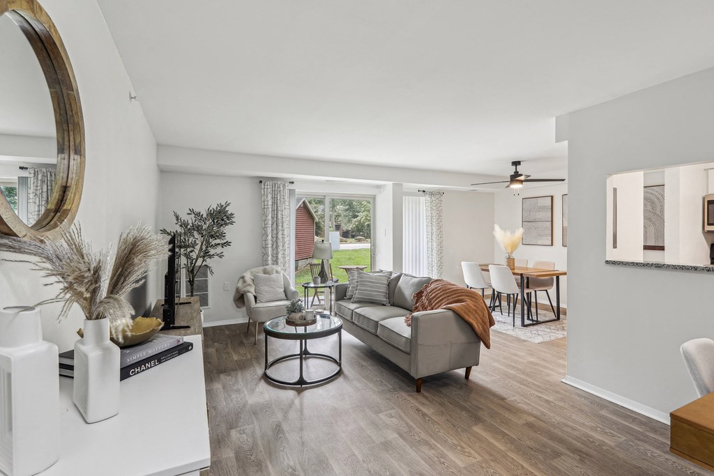 Living Room With Plenty Of Natural Lights at Aspen at Lake Trail, Columbia, 21045