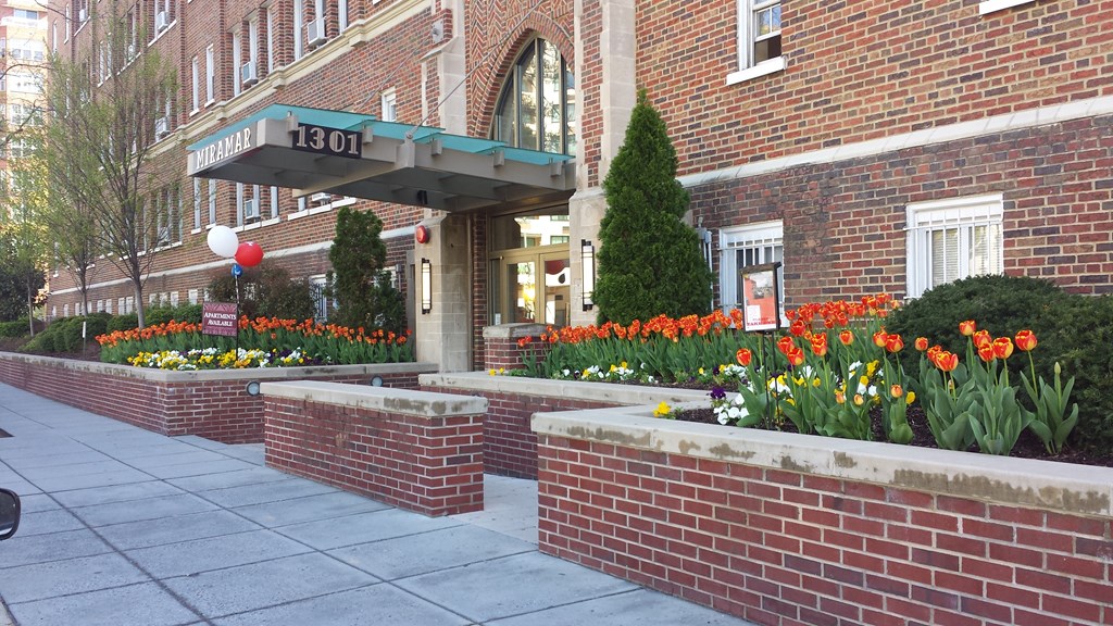 Landscaped Entrance Area at Miramar, Washington, 20005
