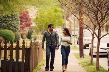 walking paths walking paths at Parks at Utoy Creek Apartments in Atlanta, GA - Photo Gallery 2