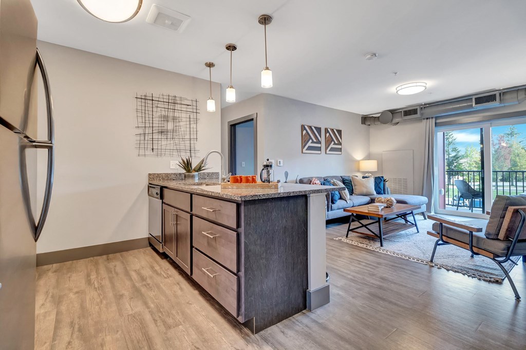 Kitchen views  at Latitude at South Portland Apartment, Maine, 04106