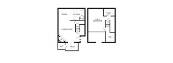 A3 Floor Plan at Elevate at Huebner Grove, Texas, 78230