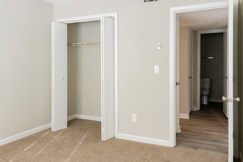 Hallway and closet at Twin Springs Apartments, Norcross, GA