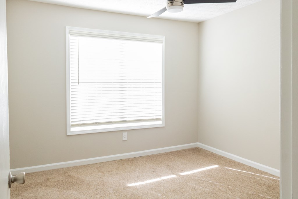 Natural light entering the bedroom at Twin Springs Apartments, Norcross, GA