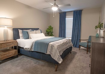 Bedroom With Ceiling Fan at Barcelo at East Cobb, Georgia, 30067 - Photo Gallery 8