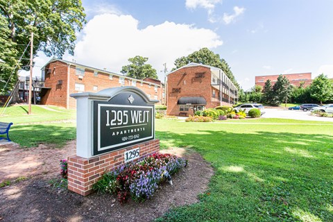our apartments showcase a beautiful lawn
