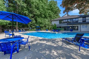 Swimming Pool with Tanning Beds at Arbors at East Cobb
