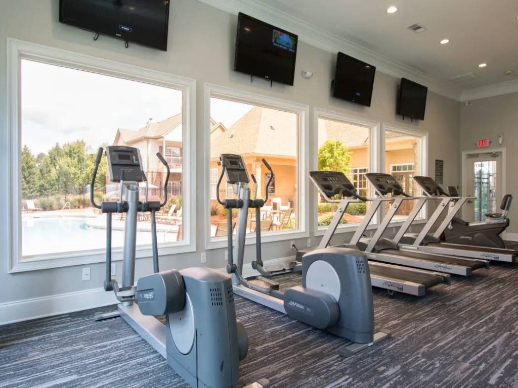 Cardio machines at Elevate Greene, McDonough