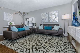 Living room area at Arbors at East Cobb Apartments, Marietta, GA