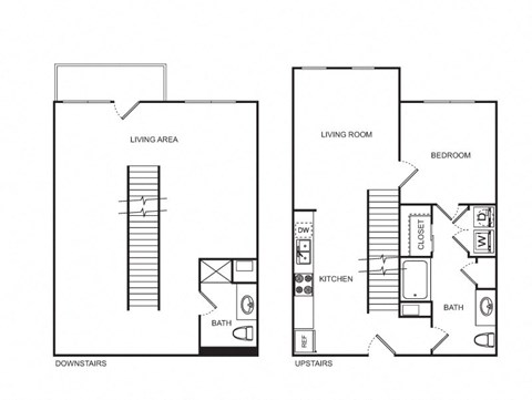 2 bed 2 bath B9 Floor Plan 2 bed 2 bath B9 Floor Plan at Optimist Lofts, Atlanta, 30324