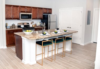 Fitted Kitchen With Island Dining  at Ventura at Turtle Creek, Rockledge, Florida
