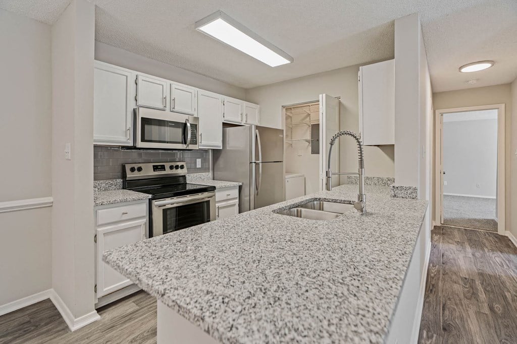 Amberwood at Lochmere, Cary NC, kitchen with large counters