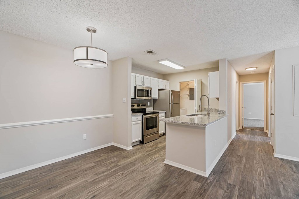 Amberwood at Lochmere, Cary NC, dining room and kitchen