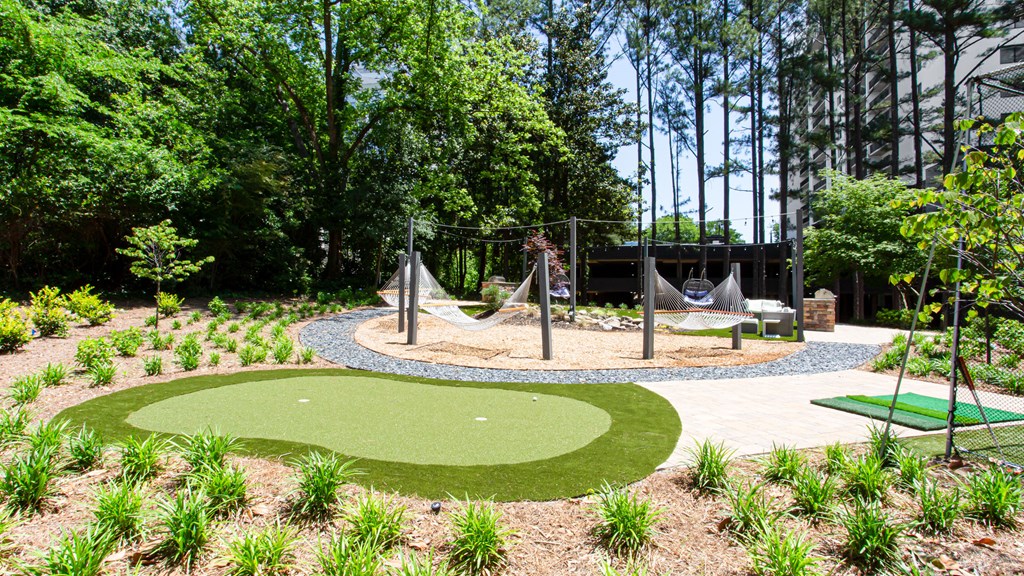Gold Putting Station at 2460 Peachtree Apartments, Georgia, 30305