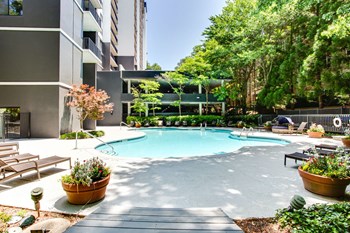 Pool Side Pool Side at 2460 Peachtree, Atlanta, 30305 - Photo Gallery 4