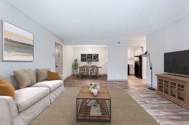 Modern Living Room at Hidden Lake, Union City, GA, 30291