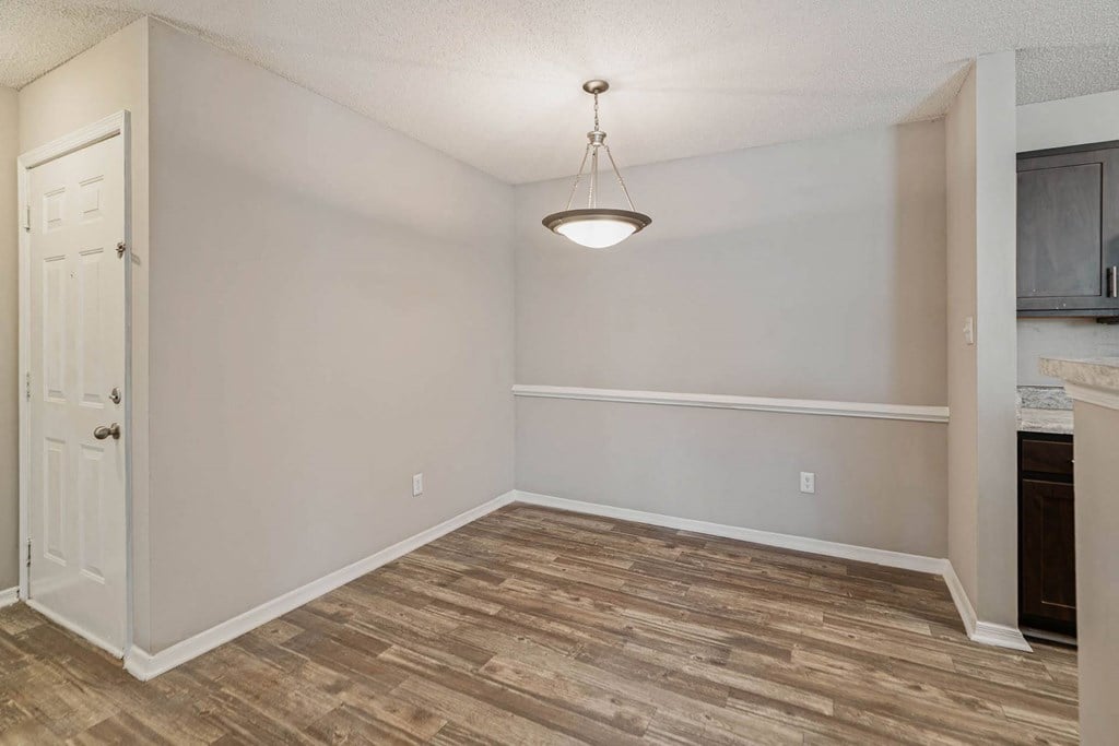 Amberwood at Lochmere, Cary NC, dining room with hardwood-style flooring