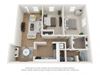 2 bed floor plan 2 bed floor plan at Parks at Utoy Creek Apartments in Atlanta, Georgia