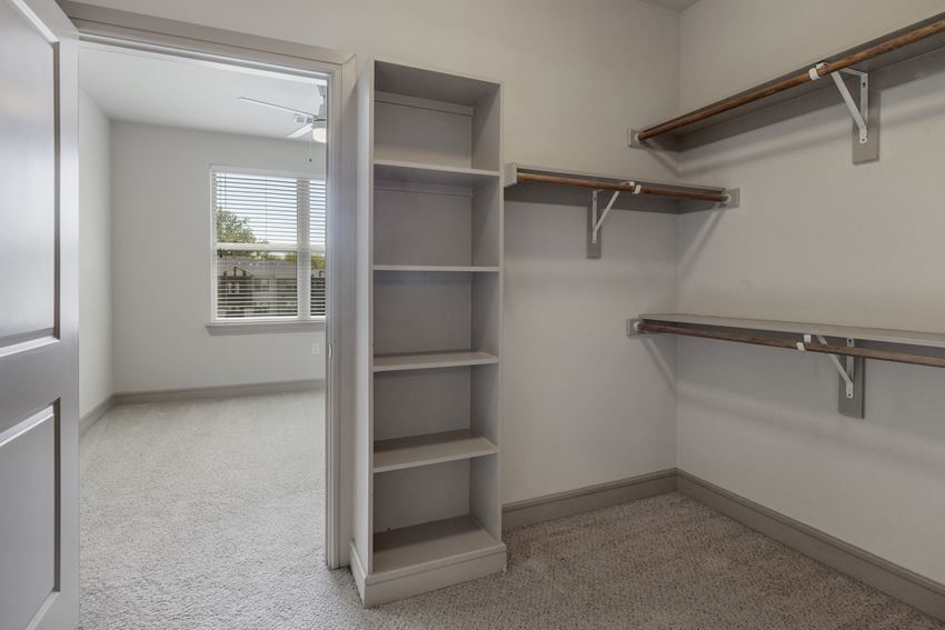 Walk In Closet with Shelving Century Lake Highlands Walk In Closet at Century Lake Highlands, Dallas, TX, 75231 - Photo Gallery