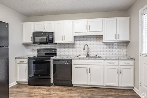 Kitchens with Black Appliances