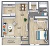 1 Bed Silver