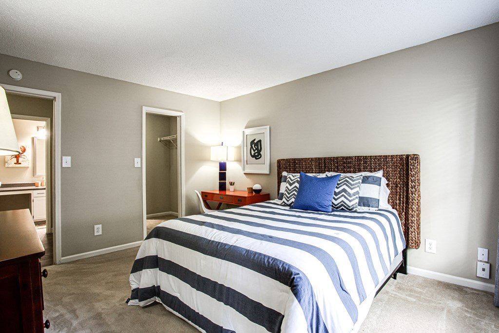 King Size Bedroom at 50 Stoneview, Lilburn, Georgia