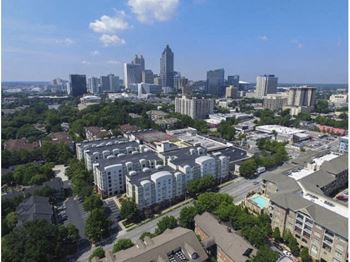 Drone View Of Property at Crest at Midtown, Georgia