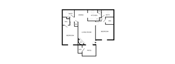 a floor plan of a house