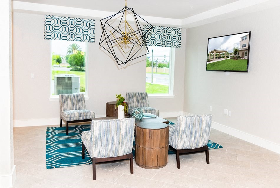 Modern Living Room at Ventura at Turtle Creek, Rockledge, Florida