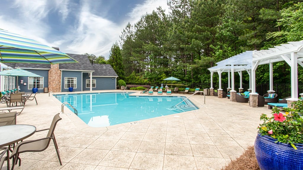 Brodick Hills pool deck