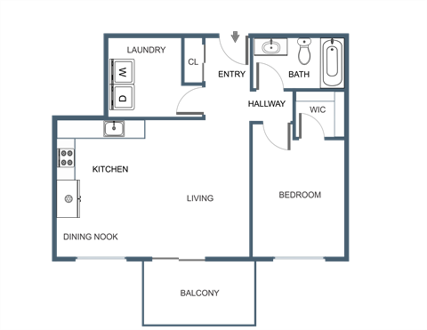 floor plan of A10