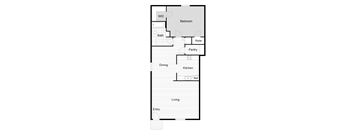 A1A Floor Plan at The Sterling, Corpus Christi, Texas
