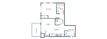 1 Bedroom 1 Bathroom aat Latitude at South Portland Apartment, Maine, 04106