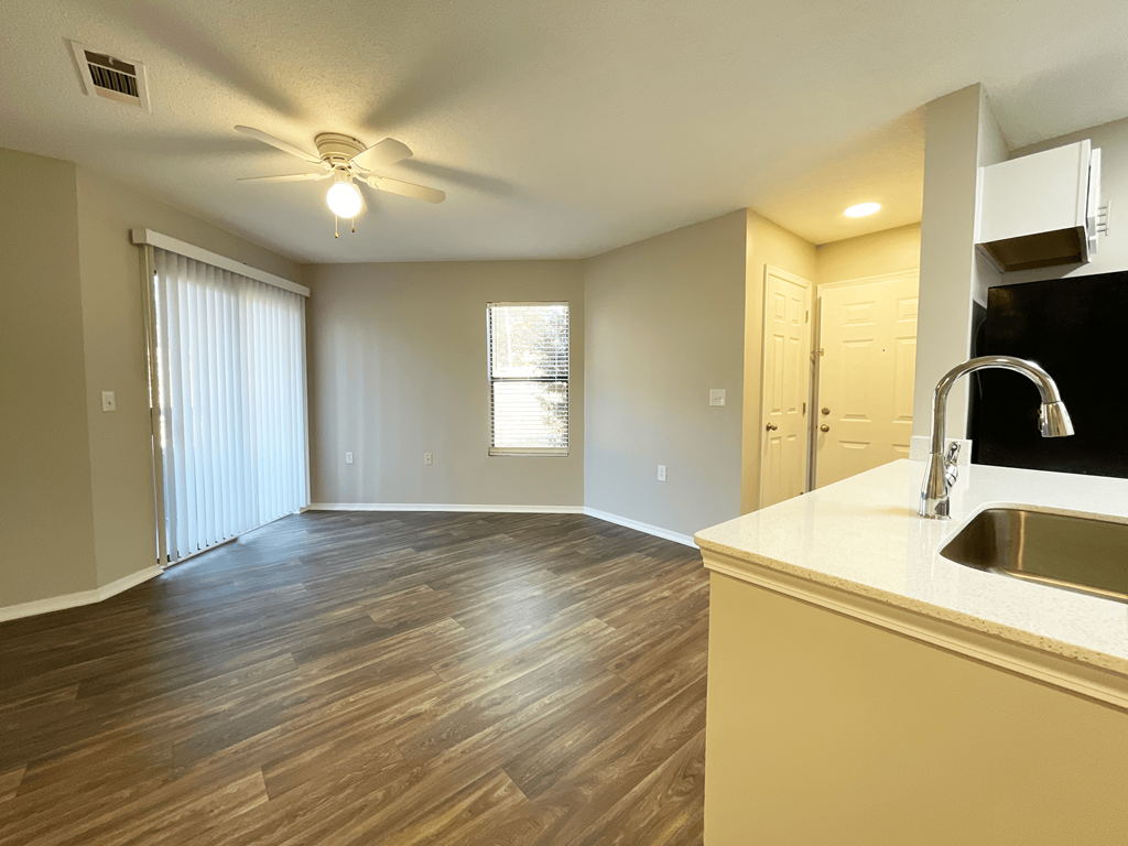 Amberwood at Lochmere, Cary NC open living and dining space