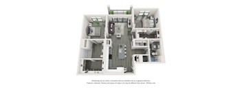 2A two bedroom two bathroom at Ansley Park Apartments, North Carolina, 28412