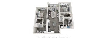 a 1 bedroom floor plan  395