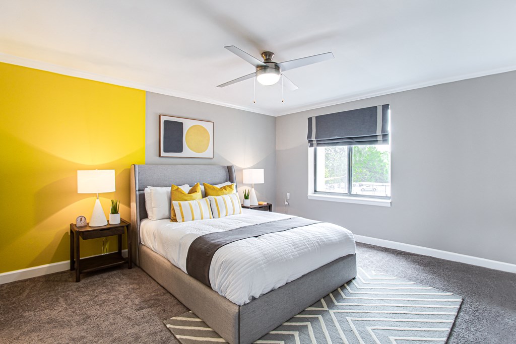 Beautiful Bright Bedroom With Wide Windows at Atler at Brookhaven, Atlanta