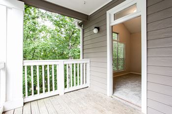 spacious covered balcony  at Avenues of Kennesaw East & West, Kennesaw
