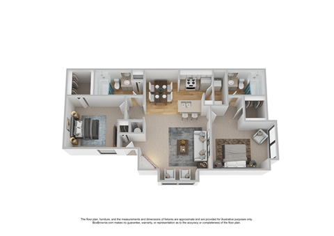 B1-Floor-Plan at Grove at St. Andrews, Columbia, South Carolina