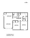 2 bedroom 2 bathroom Floor Plan 2 bedroom 2 bathroom Floor Plan at Nova Ridge, Charlotte, NC, 28208