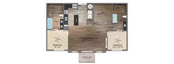 Bardstown Floor Plan at Century Baxter Avenue, Kentucky, 40204