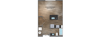 Barret Floor Plan at Century Baxter Avenue, Louisville
