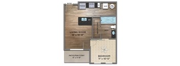 Baxter Floor Plan at Century Baxter Avenue, Louisville