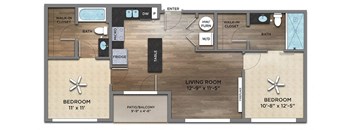 Bishop Floor Plan at Century Baxter Avenue, Louisville Kentucky