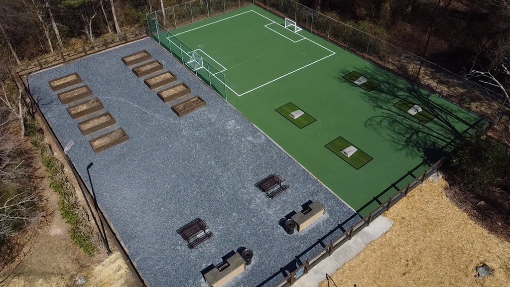 Aerial Courtyard View at Breckinridge Vue, Duluth, 30096