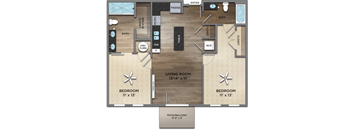 Broadway Floor Plan at Century Baxter Avenue, Louisville, 40204